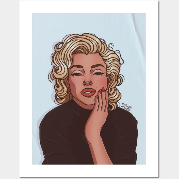 Marilyn Monroe Wall Art by wellber